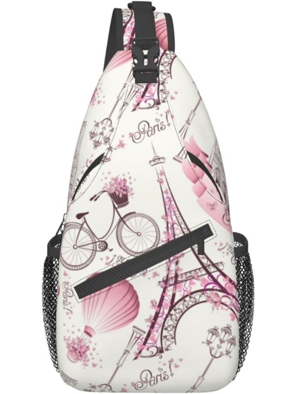 Custom Printed Sling Bag for Men & Women - Crossbody Backpack for Gym, Travel